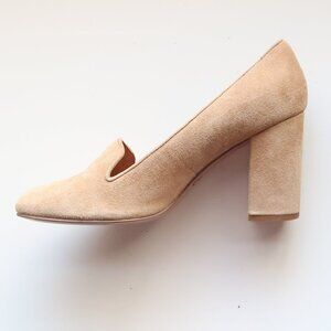 Escarpins Franco Sarto Beige Cuir - Taille US 8 - Talon 7cm - État Excellent - Occasion